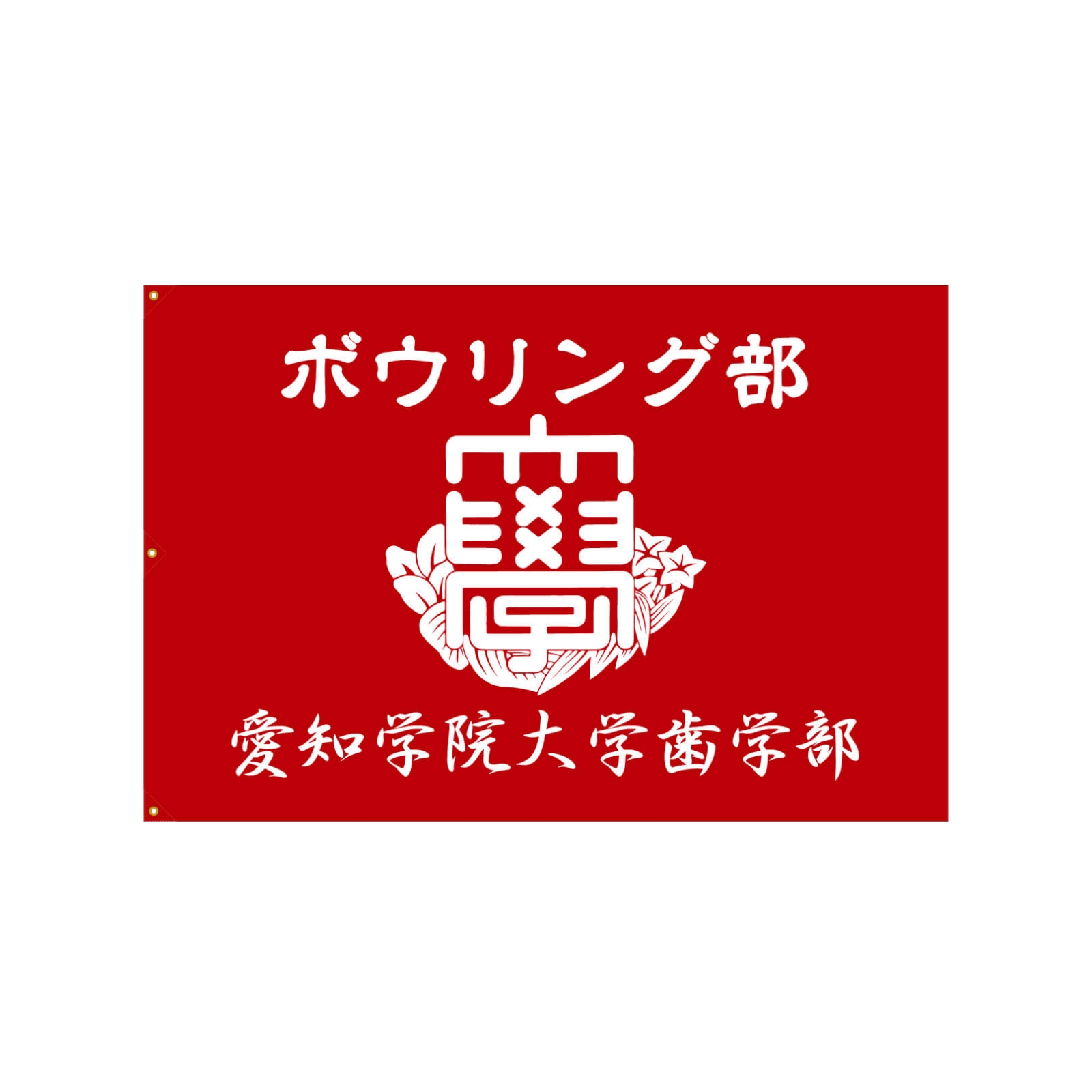 大学のボウリング部のクラブ旗