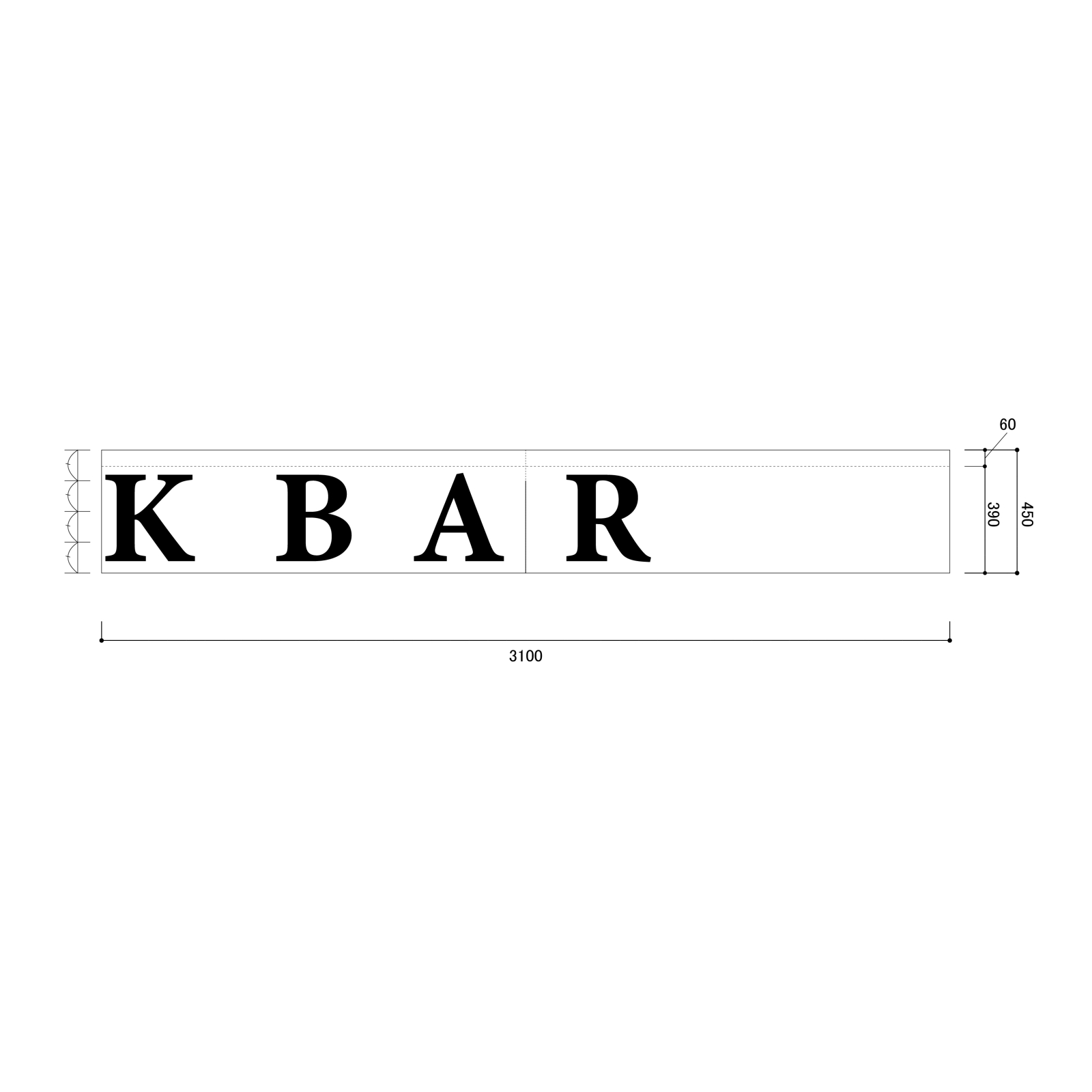 BARの連続のれん