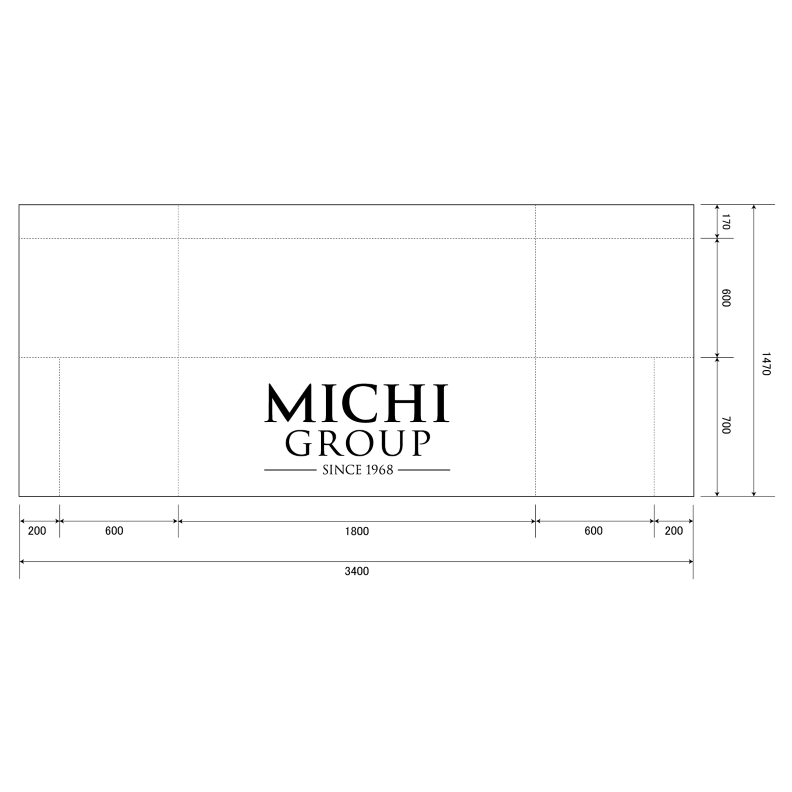 企業説明会のテーブルクロス