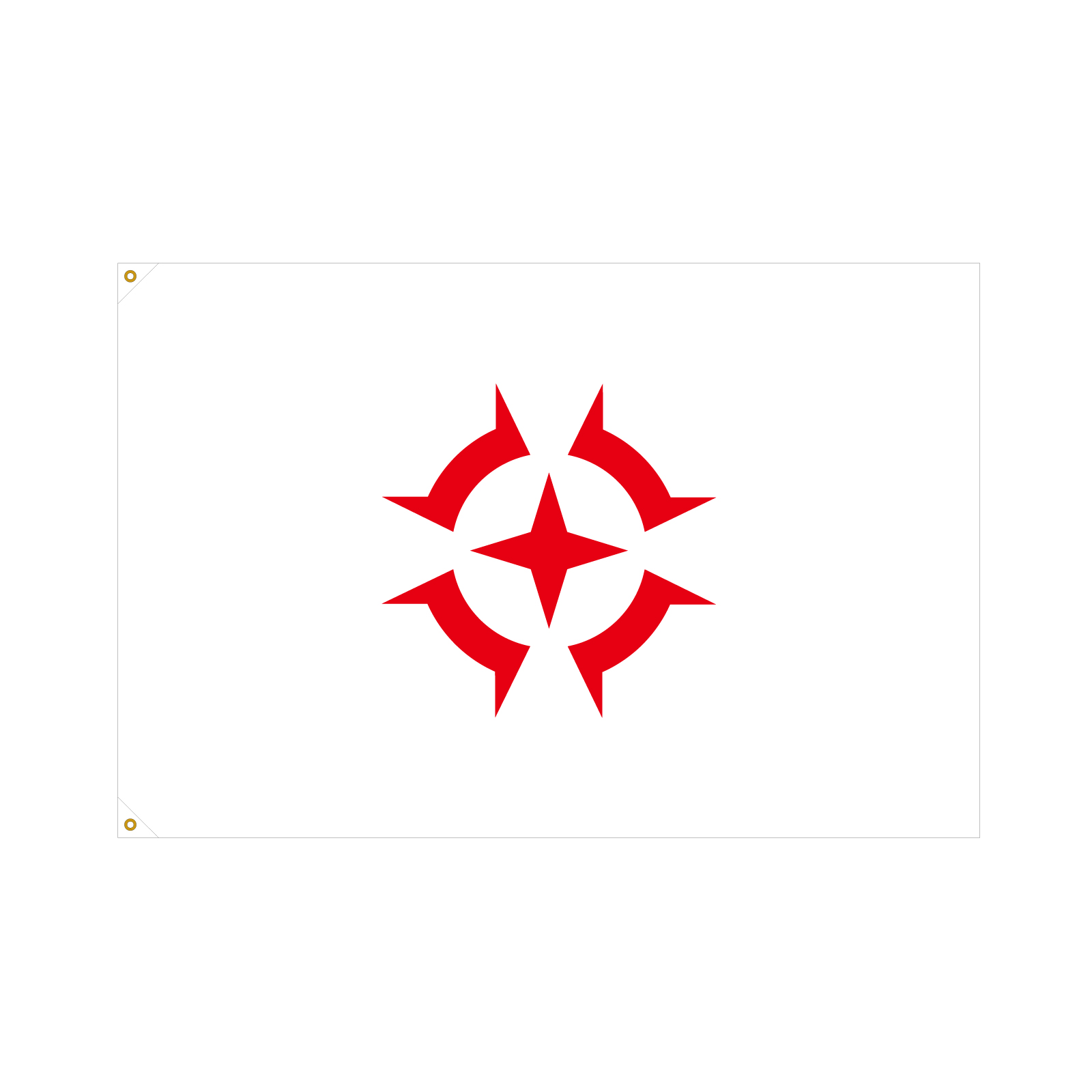 ロゴの旗