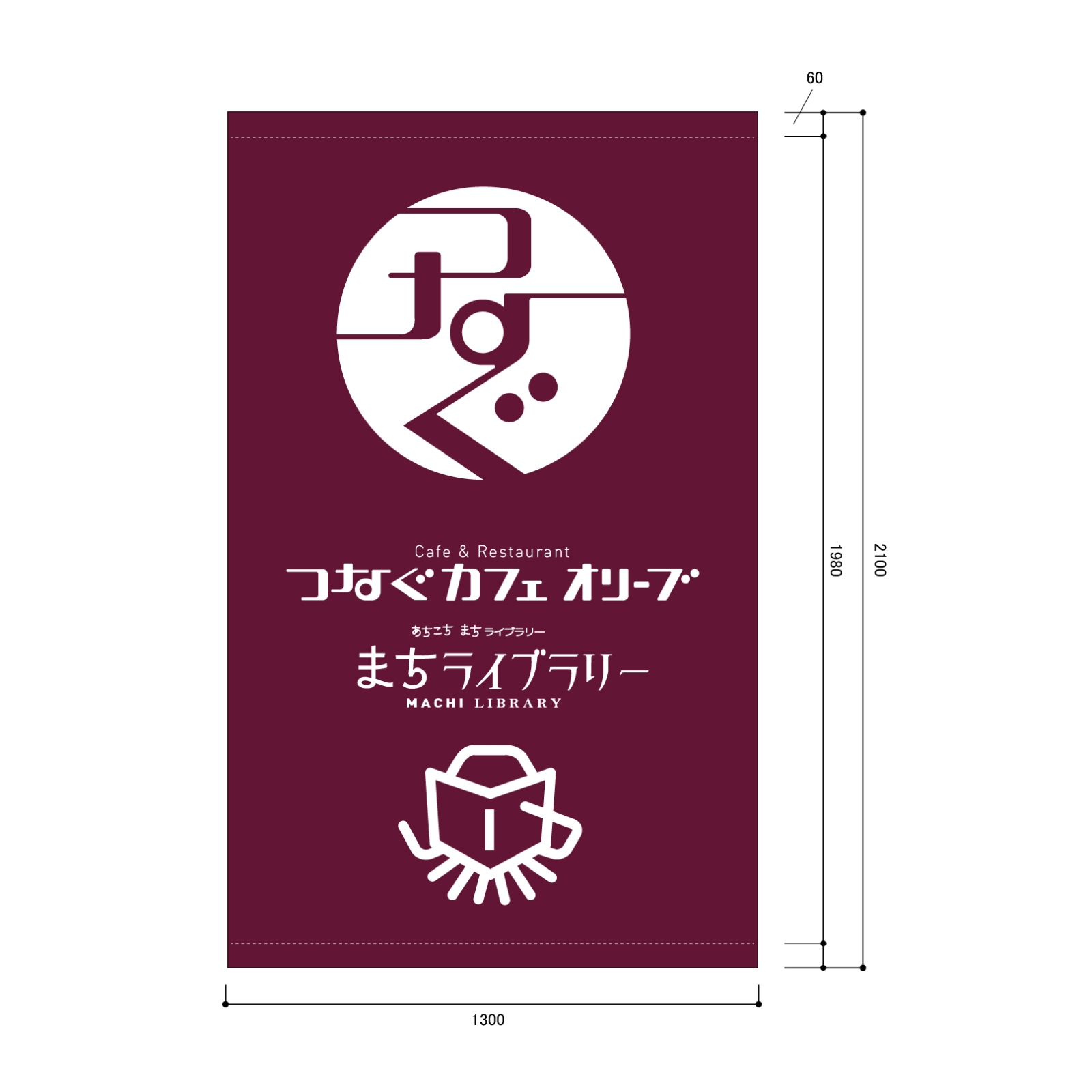 カフェの日除け幕