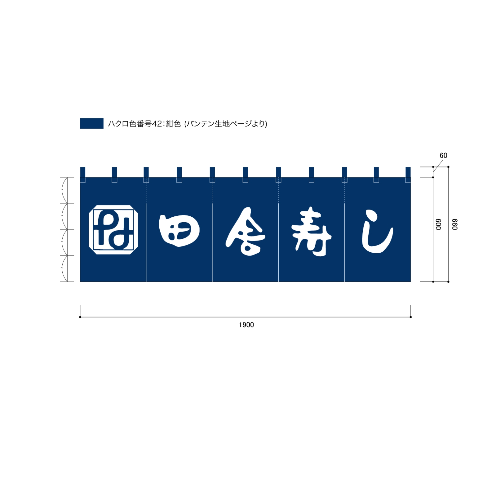寿し屋ののれん