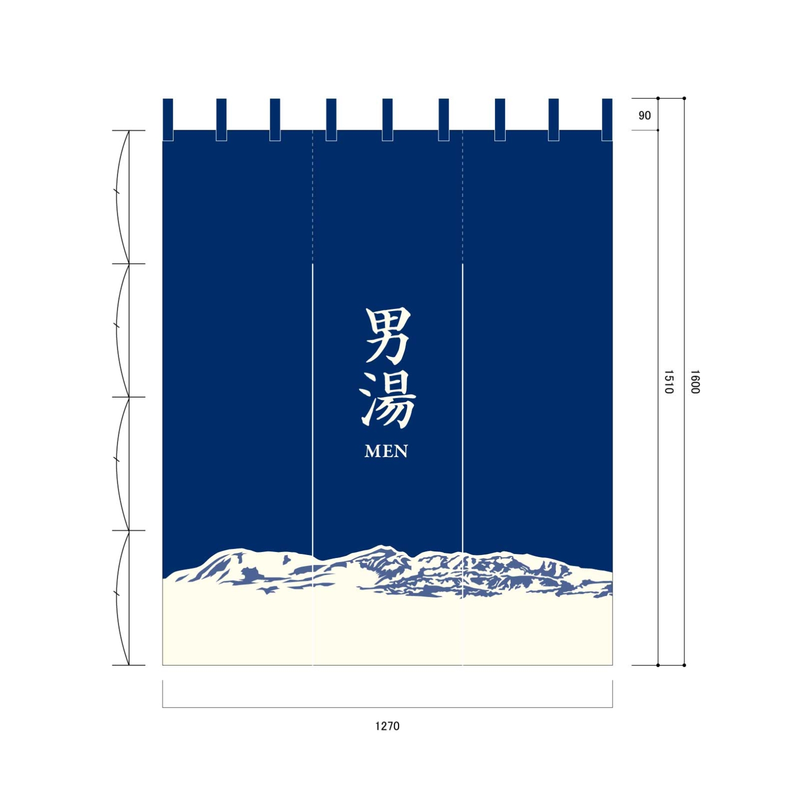 温泉ののれん