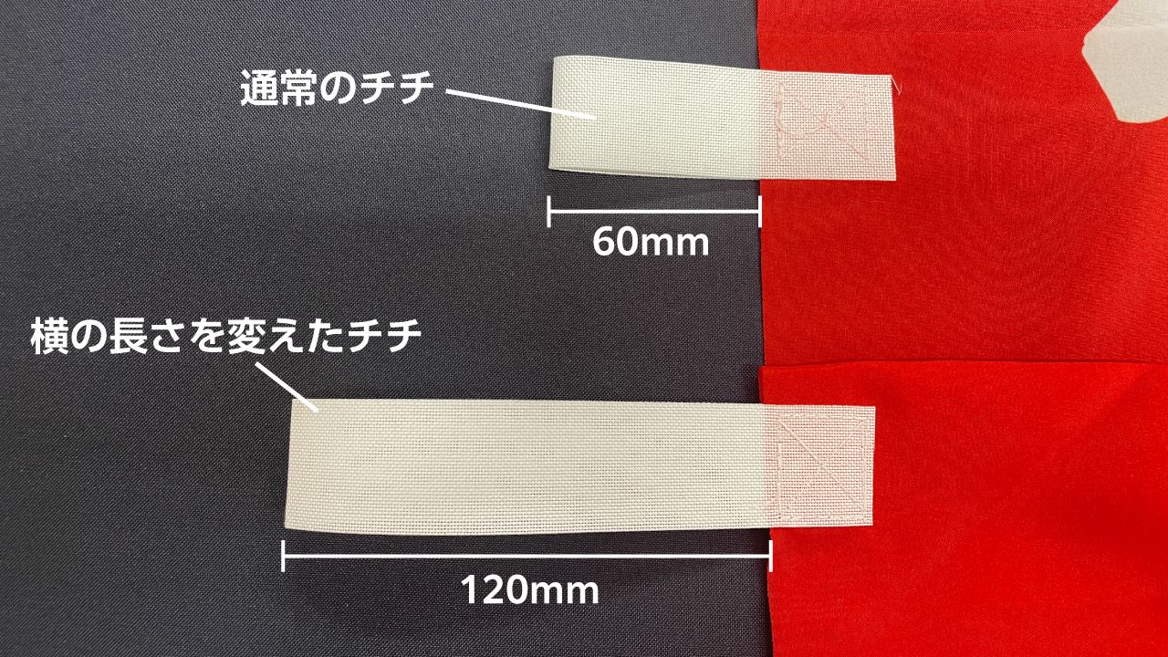 チチのサイズの変更
