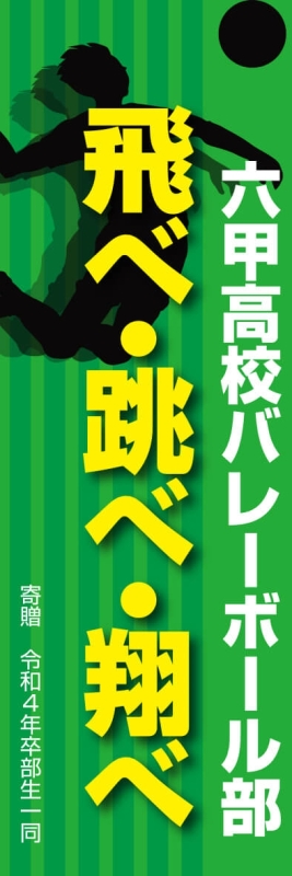 バレーボールスローガン入